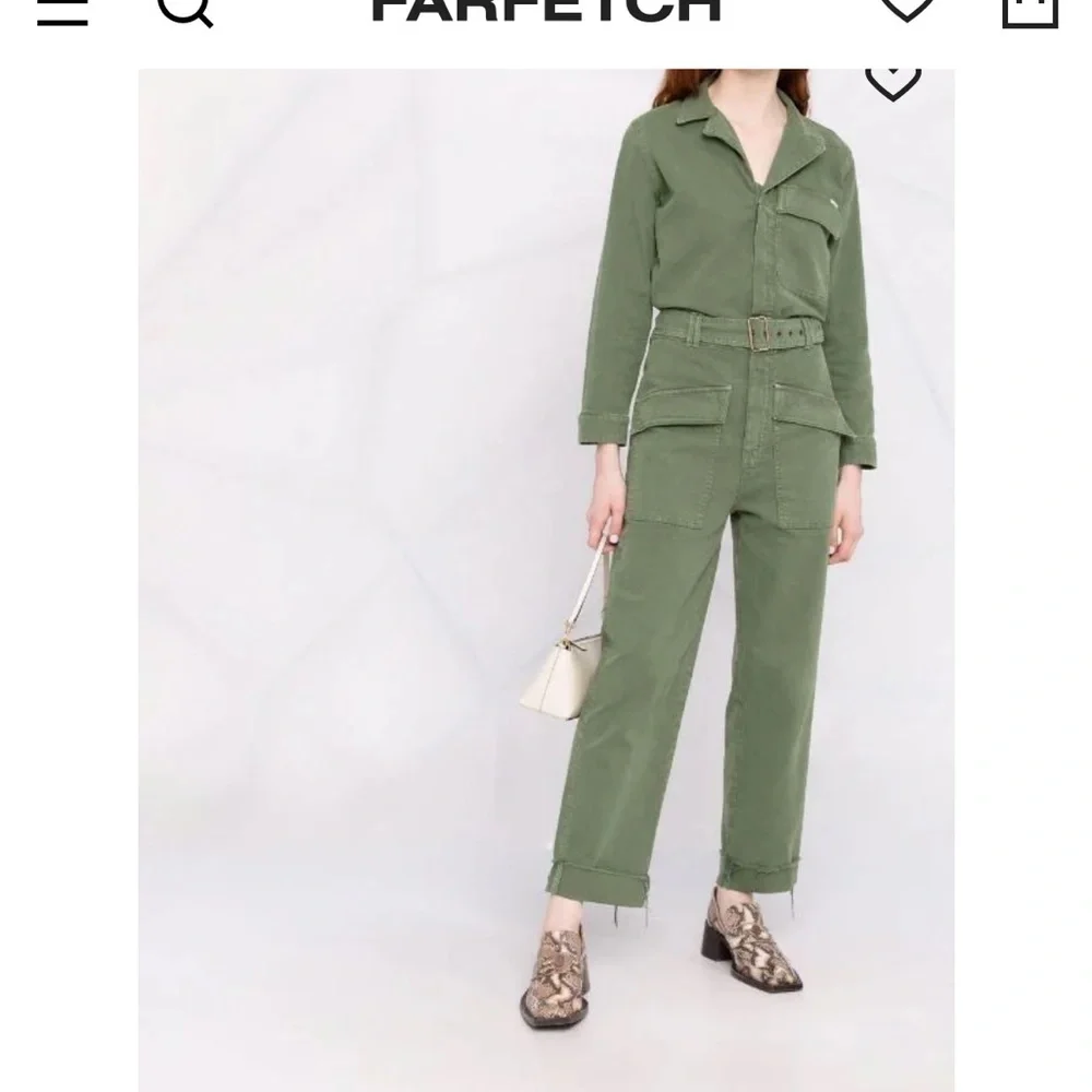 NWOT Mother Denim Long Sleeve Utility Jumper - Picture 5 of 9